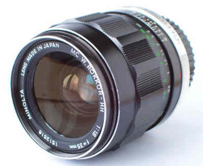 Minolta MC W.ROKKOR-HH 35mm/f 1.8-