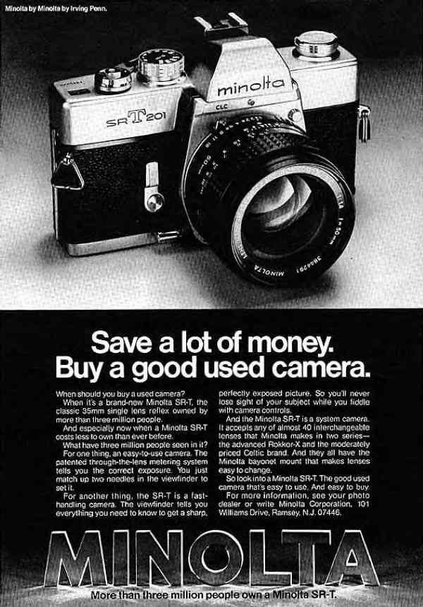 MINOLTA cheapest SRT201